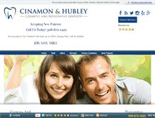 Tablet Screenshot of cinamonhubleydentists.com